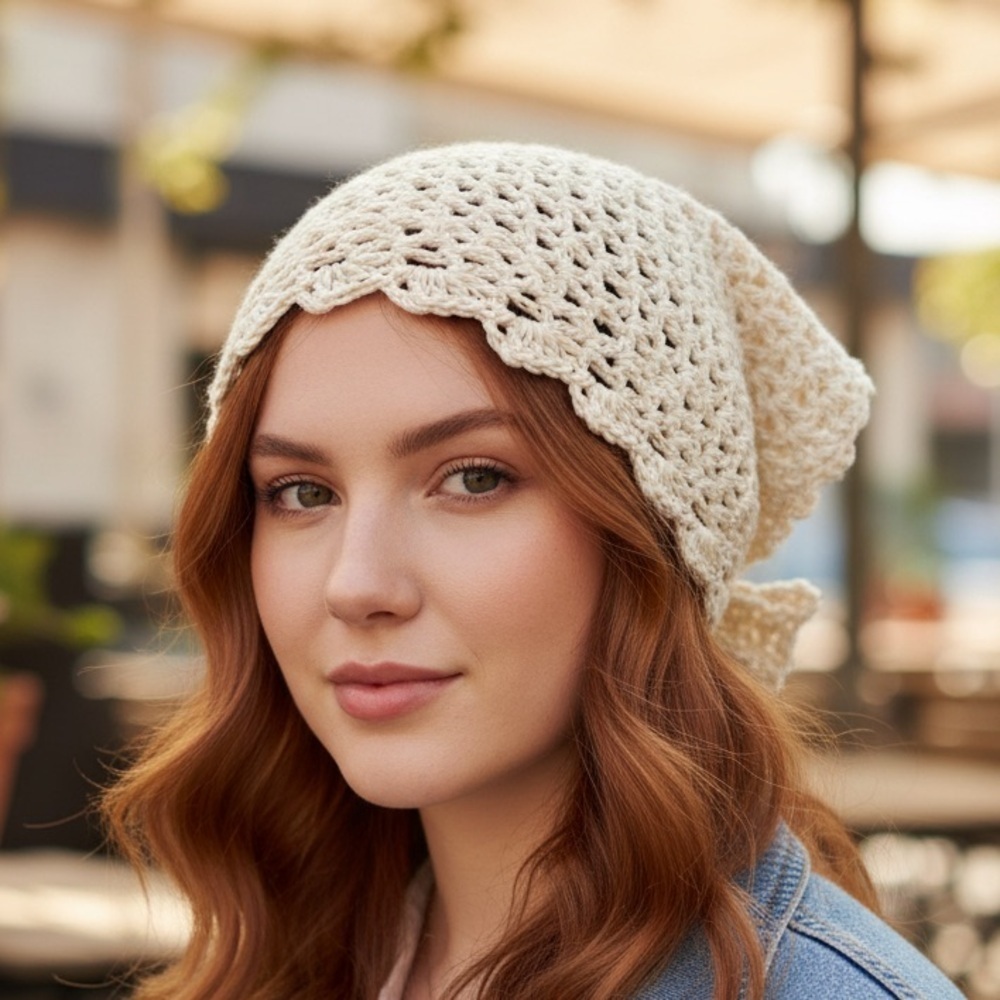 NEW Coquette Cozy Crochet Scarf – Handcrafted Elegance for Women
